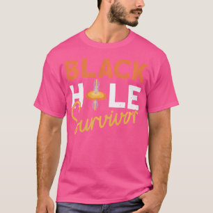 Camiseta Sobrevivência do Buraco Negro - Astronomia Espacia
