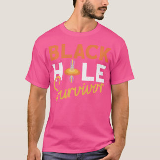 Camiseta Sobrevivência do Buraco Negro - Astronomia Espacia