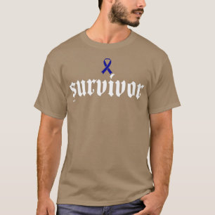Camiseta Sobrevivência do Cancer Colônico Presente de Fita