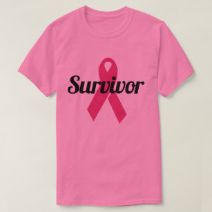 Camiseta Sobrevivência do Câncer da Mama 