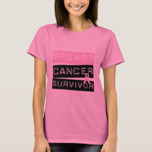 Camiseta Sobrevivência do Câncer da Mama