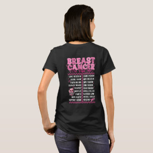 Camiseta Sobrevivência do Câncer da Mama em Turnê de Combat