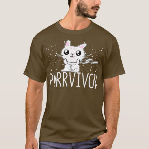 Camiseta Sobrevivência do Cancer pulmonar Sobrevivente do C