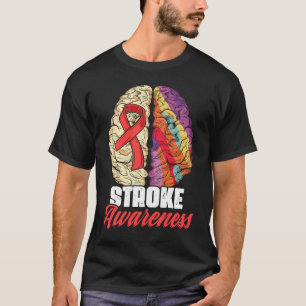 Camiseta Sobrevivência do Cérebro Fósforo Vermelho Sensibil