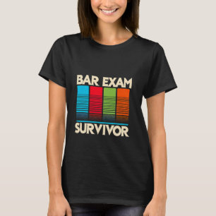 Camiseta Sobrevivência do Exame de bar —