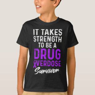 Camiseta Sobrevivência do Guerreiro em Sobredosagem de Drog