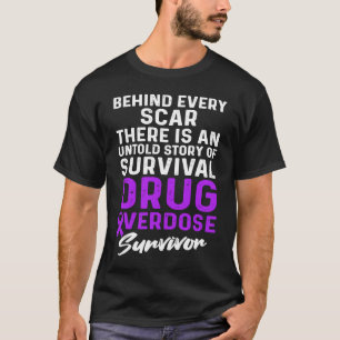 Camiseta Sobrevivência do Guerreiro em Sobredosagem de Drog