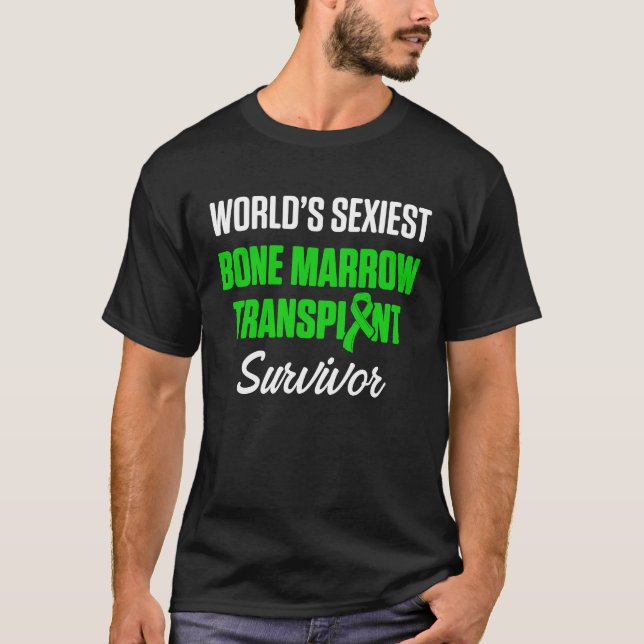 Camiseta Sobrevivência do receptor de transplante de medula (Frente)