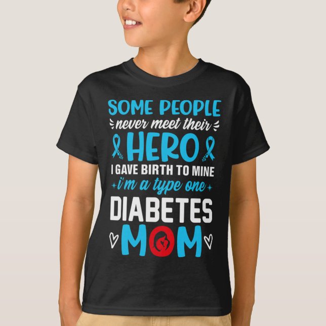 Camiseta Sobrevivência do Tipo 1 - Mulheres T1 Diabetes A (Frente)