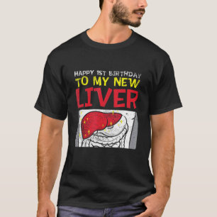Camiseta Sobrevivência do transplante de órgãos hepáticos