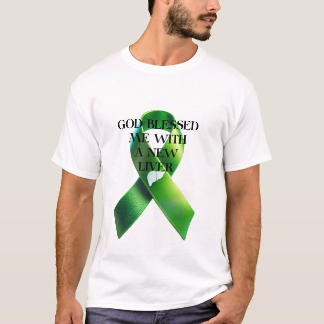 Camiseta Sobrevivência do transplante hepático (Frente)