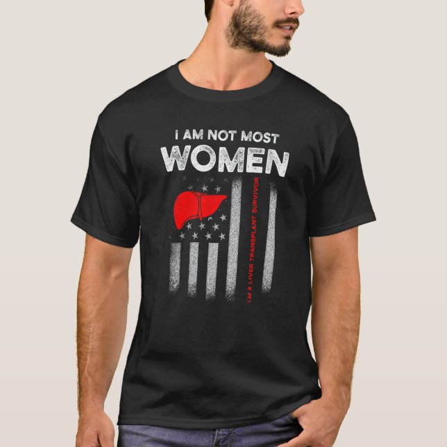 Camiseta Sobrevivência do transplante hepático A maioria da (Frente)