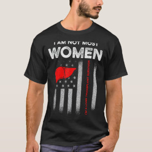 Camiseta Sobrevivência do transplante hepático A maioria da