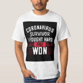 Camiseta Sobrevivência do vírus Corona -