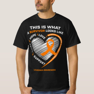 Camiseta Sobrevivência em Leucemia Presente Homens Mulheres