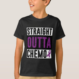 Camiseta Sobrevivência hetero Outta Chemo Câncer de pâncrea