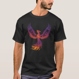Camiseta Sobrevivência, Não Vítima de Viole Doméstica Cance