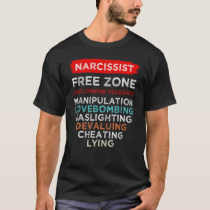 Camiseta Sobrevivência Narcisista de Sensibilização para a