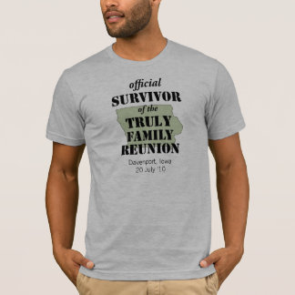 Camiseta Sobrevivência Oficial da Reunião Familiar - Iowa