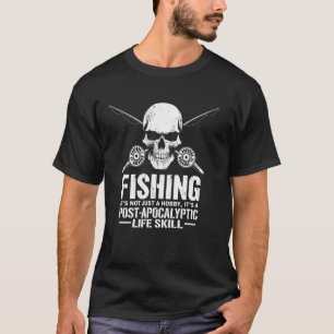 Camiseta Sobrevivência Pós-Apocalíptica Pesca u2013 Essenci