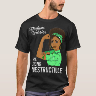 Camiseta Sobrevivência Renal Indestrutível do Guerreiro d
