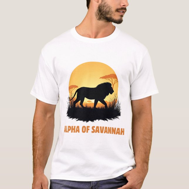 Camiseta Sobrevivência Selvagem de Tee Bold, Graphic Lion d (Frente)