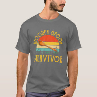 Camiseta Sobrevivência Vintage Retro, Colheres Italianas En
