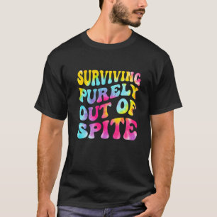 Camiseta Sobrevivendo Exclusivamente Fora Do Desgaste Homen