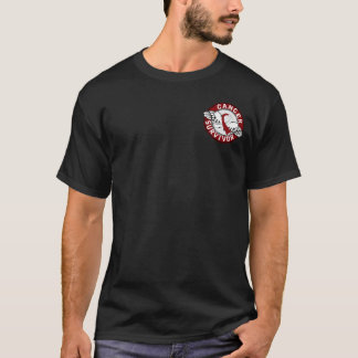 Camiseta Sobrevivente 14 cancer principal e de pescoço