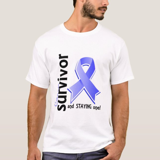 Camiseta Sobrevivente 19 do cancro da próstata (Frente)