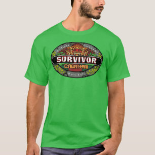 Camiseta Sobrevivente 28 Cagayan Força vs Cérebro vs Beleza