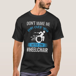 Camiseta Sobrevivente Amputea Com Deficiência Em Cadeira De