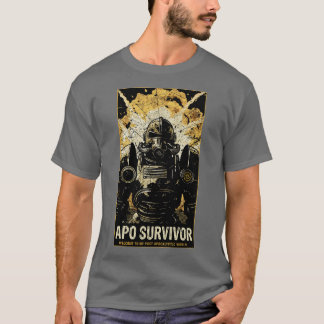 Camiseta Sobrevivente Apo Bem-vindo ao Meu Posto Mundo Apoc