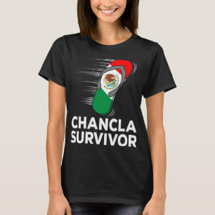 Camiseta Sobrevivente Chancla México Engraçado Piada de Ban