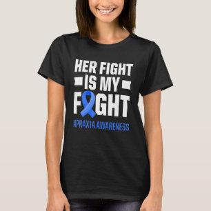 Camiseta Sobrevivente Consciente da Apraxia Luta Guerreiro