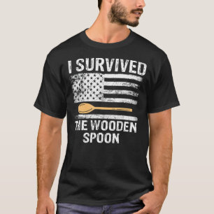 Camiseta Sobrevivente Da Colher Adulta Orgulhosa Eu Sobrevi