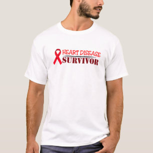 Camiseta Sobrevivente da doença cardíaca