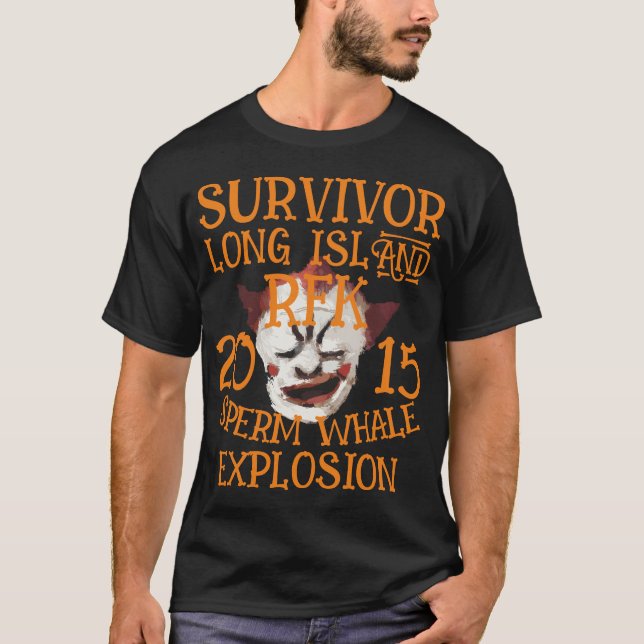Camiseta Sobrevivente da explosão da baleia cachalote FW HG (Frente)