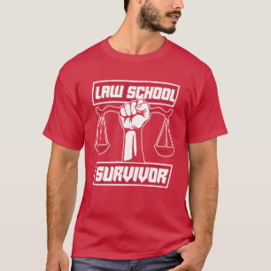 Camiseta Sobrevivente da Faculdade de Direito Estudos Juríd
