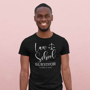 Camiseta Sobrevivente da Faculdade de Direito Formando Eng