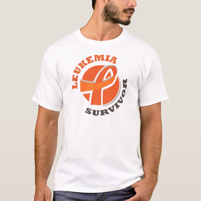 Camiseta Sobrevivente da leucemia (Frente)
