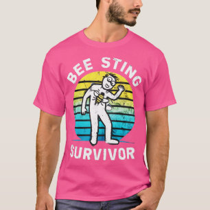 Camiseta sobrevivente da picada de abelhas