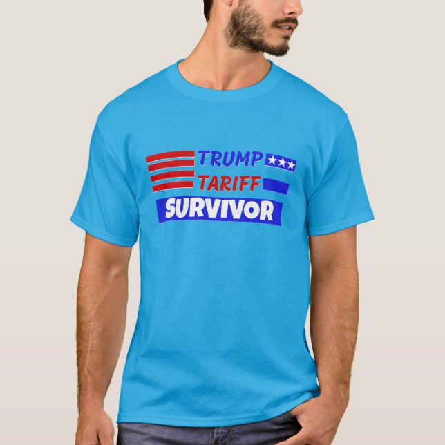 CAMISETA SOBREVIVENTE DA TARIFA TRUMP (Frente)