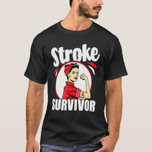 Camiseta Sobrevivente de Acidente Vascular Cerebral AVC Fai