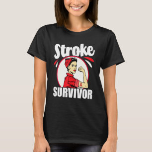 Camiseta Sobrevivente de Acidente Vascular Cerebral AVC Fai
