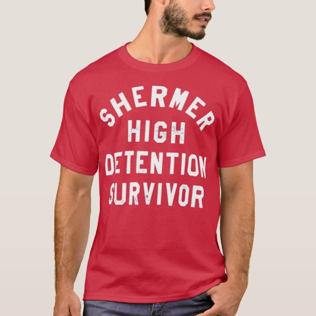 Camiseta Sobrevivente de alta detenção Shermer (Frente)