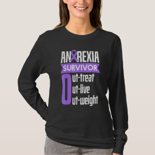 Camiseta Sobrevivente de Anorexia Supera Treinadores de Ali