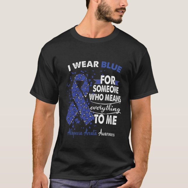 Camiseta Sobrevivente de apoio ao guerreiro Alopecia Areata (Frente)