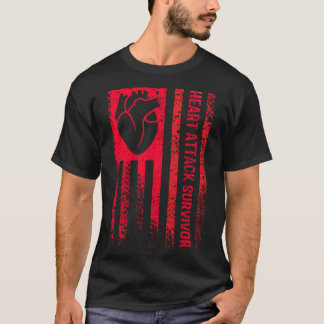 Camiseta Sobrevivente de ataque cardíaco