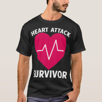 Camiseta Sobrevivente de ataque cardíaco _1